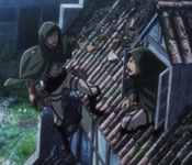 scouts searching the city